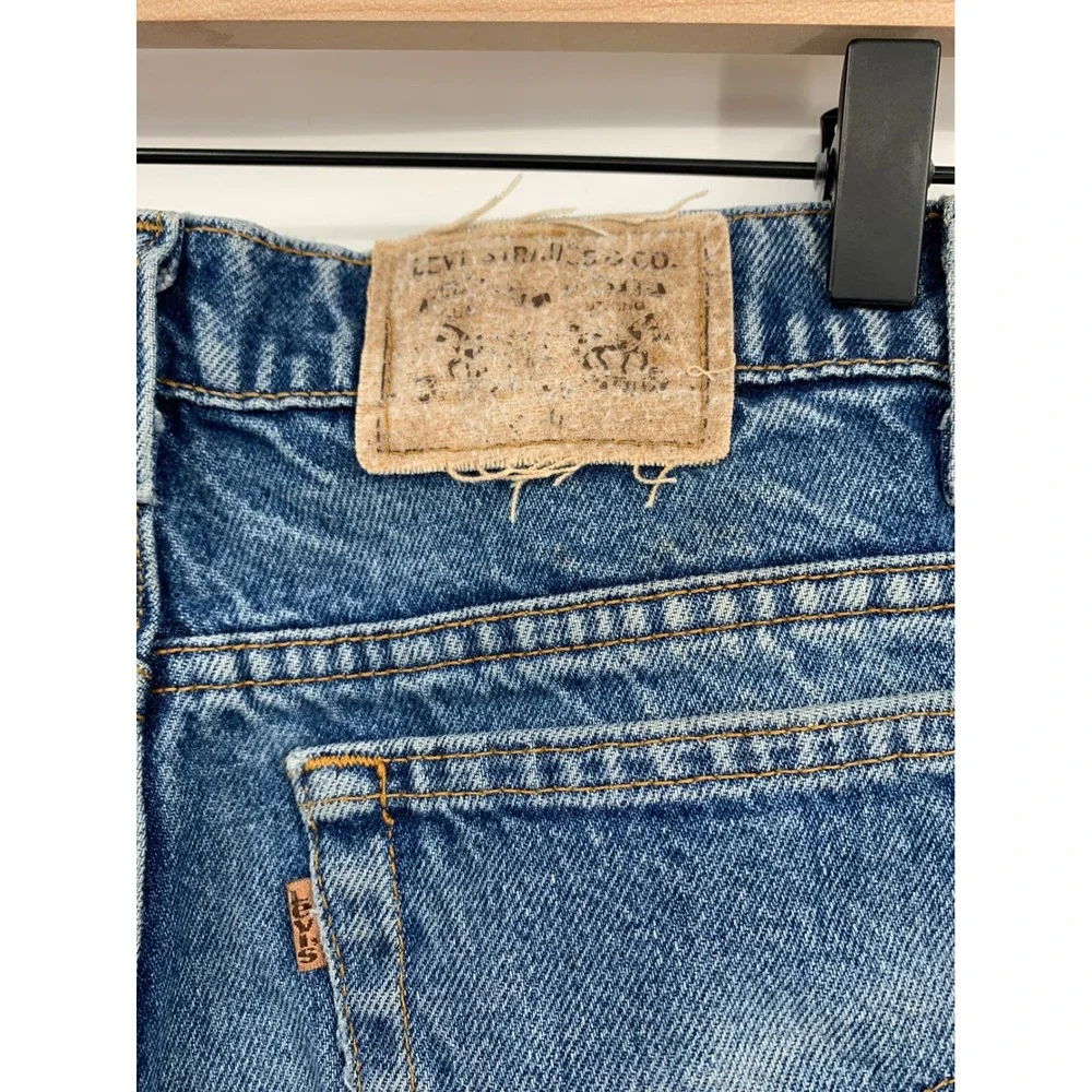 Vintage Levis 540 Jeans Mens 36x30 Blue 540 Relaxed Fit Fade Denim Made USA